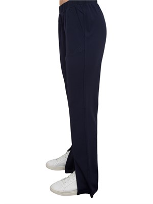 Pantalone tuta blu Liu Jo modello flare con spacchi in DONNA