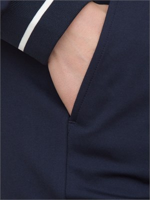 Pantalone tuta blu Liu Jo modello flare con spacchi in DONNA