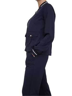 Giacca felpa Liu Jo blu in viscosa in DONNA