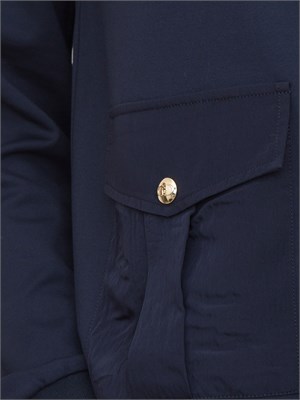 Giacca felpa Liu Jo blu in viscosa in DONNA