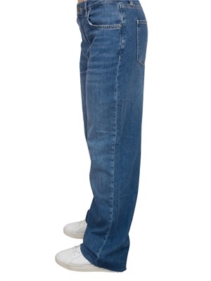 Jeans Liu Jo blu medio con gamba dritta e lavaggio used in DONNA