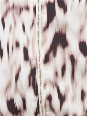 Giacca bomber in raso Liu Jo stampa animalier all over in DONNA