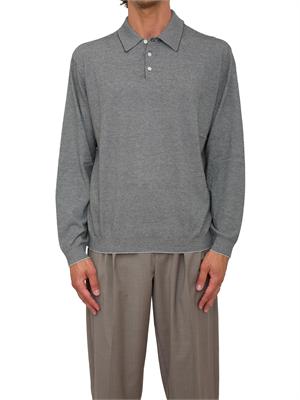 Polo Armani Exchange a righe con manica lunga in UOMO