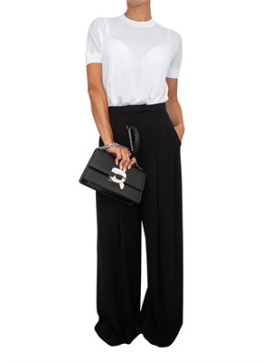 Maglia maniche corte Armani Exchange donna in cotone bianco in DONNA