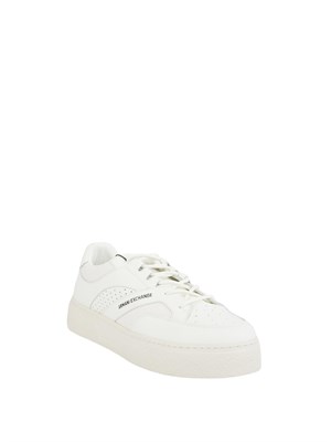 Scarpa Armani Exchange uomo in pelle bianca e tessuto in UOMO