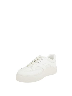 Scarpa Armani Exchange uomo in pelle bianca e tessuto in UOMO