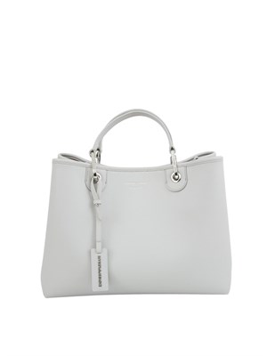 Shopper media Myea Emporio Armani stampa cervo grigio in DONNA