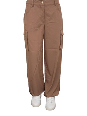 Pantaloni marrone Liu Jo modello cargo in DONNA