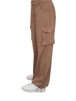 Pantaloni marrone Liu Jo modello cargo in DONNA