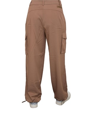 Pantaloni marrone Liu Jo modello cargo in DONNA