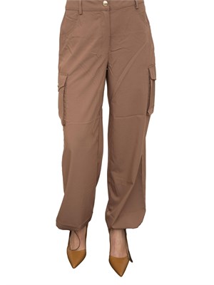 Pantaloni marrone Liu Jo modello cargo in DONNA