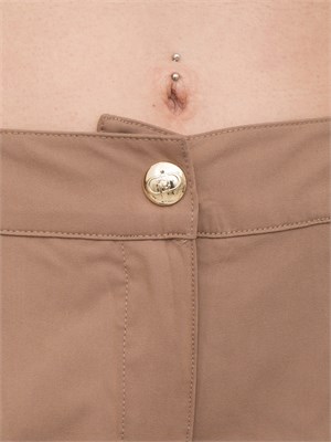 Pantaloni marrone Liu Jo modello cargo in DONNA