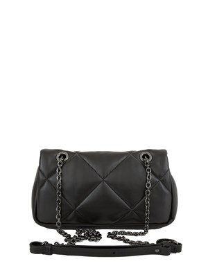 Mini bag a tracolla Emporio Armani con patta effetto nappa matelassé in DONNA