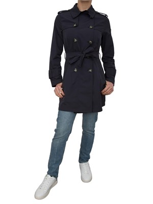 Trench donna blu Peuterey idrorepellente in DONNA