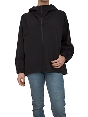 Giacca a vento Peuterey corta e stretch nero in DONNA