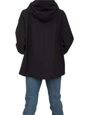 Giacca a vento Peuterey corta e stretch nero in DONNA
