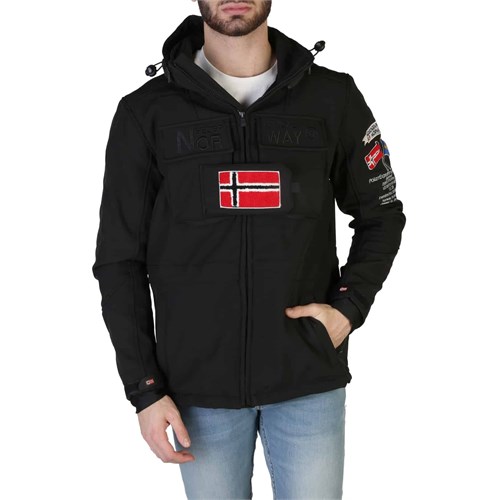 GEOGRAPHICAL NORWAY Target-Zip Man Black in Abbigliamento