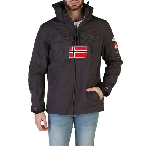GEOGRAPHICAL NORWAY Target-Zip Man Dkgrey in Abbigliamento
