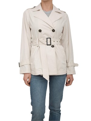 Trench avorio Dekker modello doppiopetto in DONNA