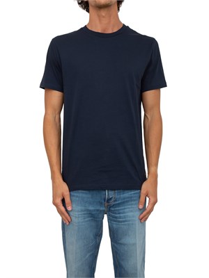 T-shirt Peuterey blu in cotone in UOMO