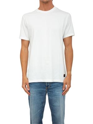 T-shirt Peuterey bianco in cotone in UOMO