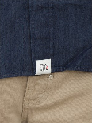 Camicia denim Peuterey maniche lunghe in UOMO