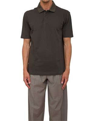 ARMANI EXCHANGE Polo A.X. regular fit verde in jersey stretch in UOMO