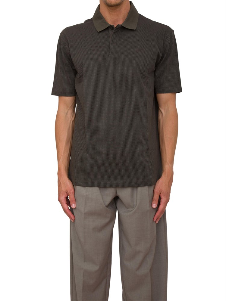 ARMANI EXCHANGE Polo A.X. regular fit verde in jersey stretch