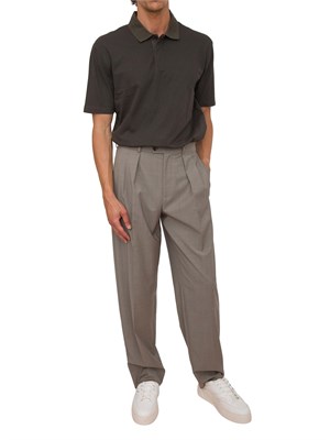 ARMANI EXCHANGE Polo A.X. regular fit verde in jersey stretch in UOMO