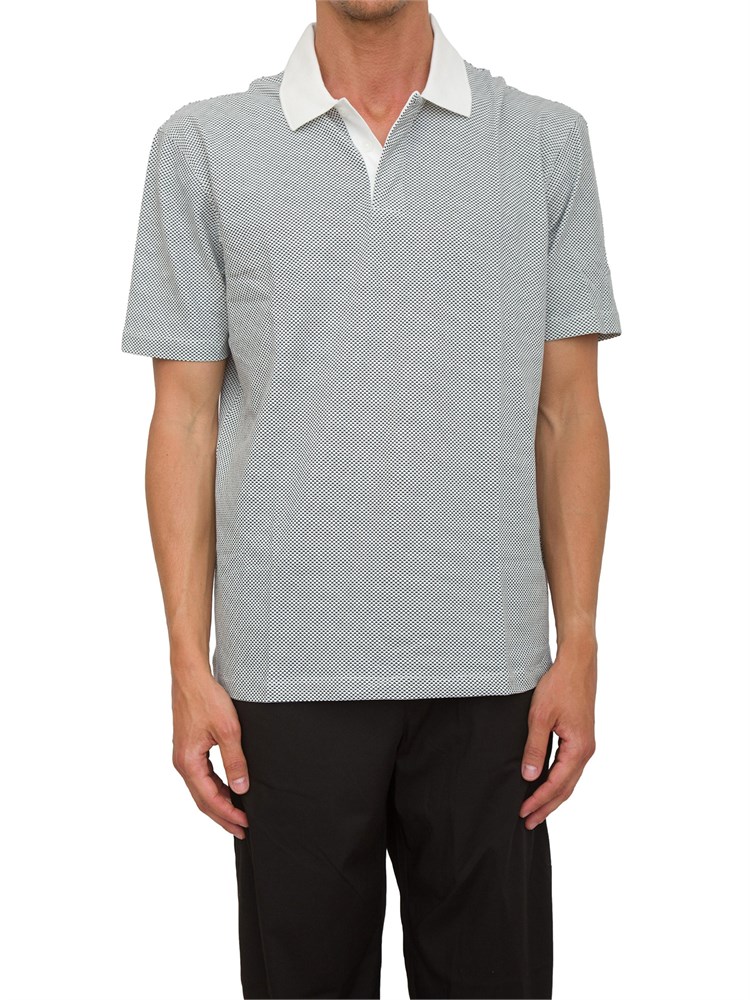 ARMANI EXCHANGE Polo A.X. regular fit bianco in jersey stretch