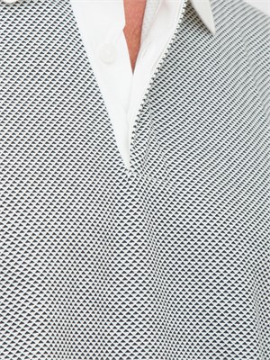 ARMANI EXCHANGE Polo A.X. regular fit bianco in jersey stretch in UOMO