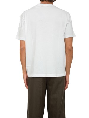 ARMANI EXCHANGE T-shirt girocollo A.X. bianco con logo in UOMO