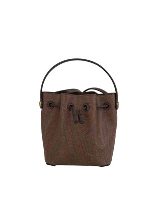 Borsa secchiello Etro con coulisse e motivo jacquard Paisley in DONNA