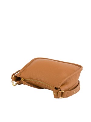 Borsa piccola Liu Jo color cuoio con charm nappina in DONNA