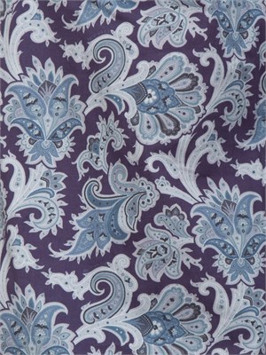 Camicia Etro blu con fantasia floreale in UOMO