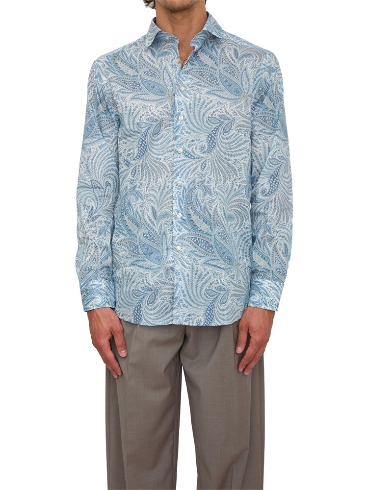 Camicia Etro in cotone paisley floreale
