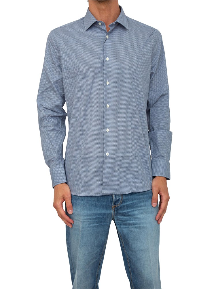 LIU JO Camicia Liu-jo blu con stampa geometrica