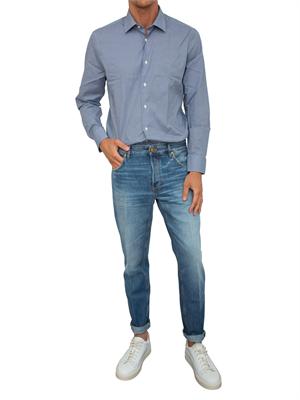 LIU JO Camicia Liu-jo blu con stampa geometrica in UOMO