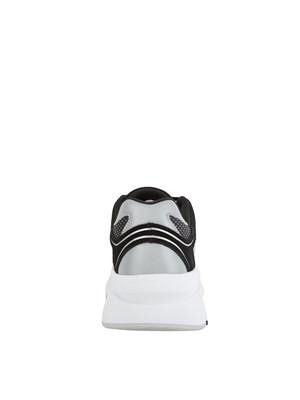 EA7 EMPORIO ARMANI Sneaker nere Emporio Armani in suede e tessuto tecnico in UOMO