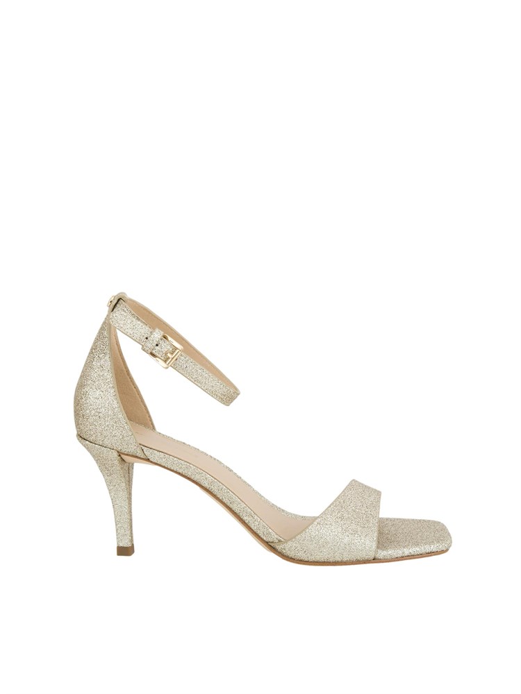 Sandalo oro Michael Michael Kors Jaida in pelle