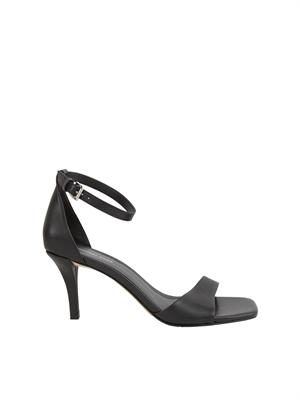 Sandalo nero Michael Michael Kors Jaida in pelle in DONNA
