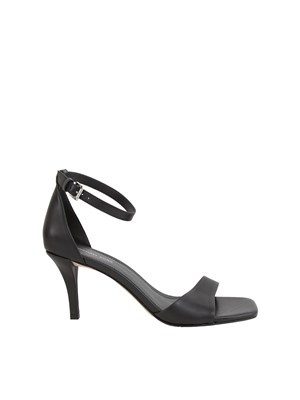 Sandalo nero Michael Michael Kors Jaida in pelle in DONNA