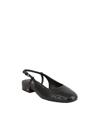 MICHAEL MICHAEL KORS Ballerine Michael Kors Perla Flex Sling Flat pelle nera in DONNA