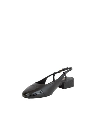 MICHAEL MICHAEL KORS Ballerine Michael Kors Perla Flex Sling Flat pelle nera in DONNA