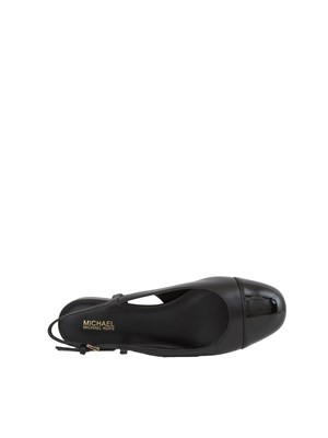 MICHAEL MICHAEL KORS Ballerine Michael Kors Perla Flex Sling Flat pelle nera in DONNA