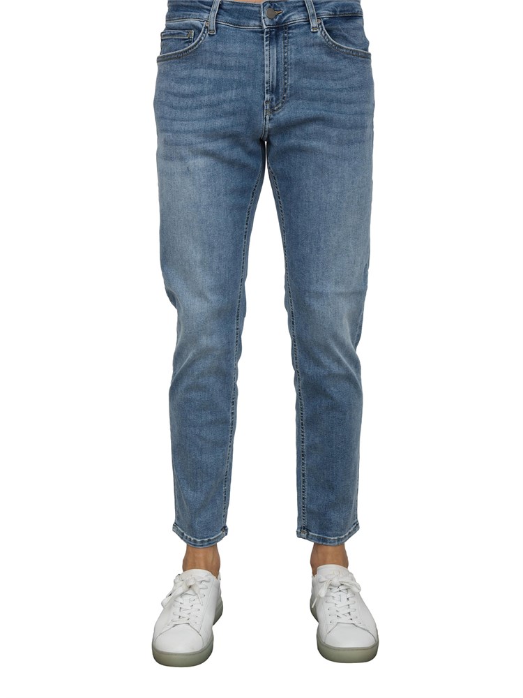 Jeans skinny Liu Jo uomo blu medio con lavaggio stonewash