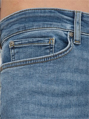 Jeans skinny Liu Jo uomo blu medio con lavaggio stonewash in UOMO