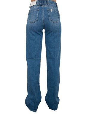 Jeans flare vita alta Liu Jo con inserto elastico dietro in DONNA