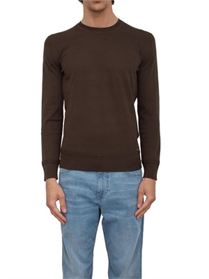 LIU JO Maglia Liu-Jo marrone in crèpe di cotone in UOMO