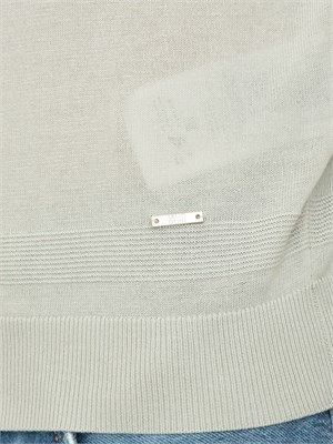 LIU JO Maglia Liu-Jo grigio in crèpe di cotone in UOMO
